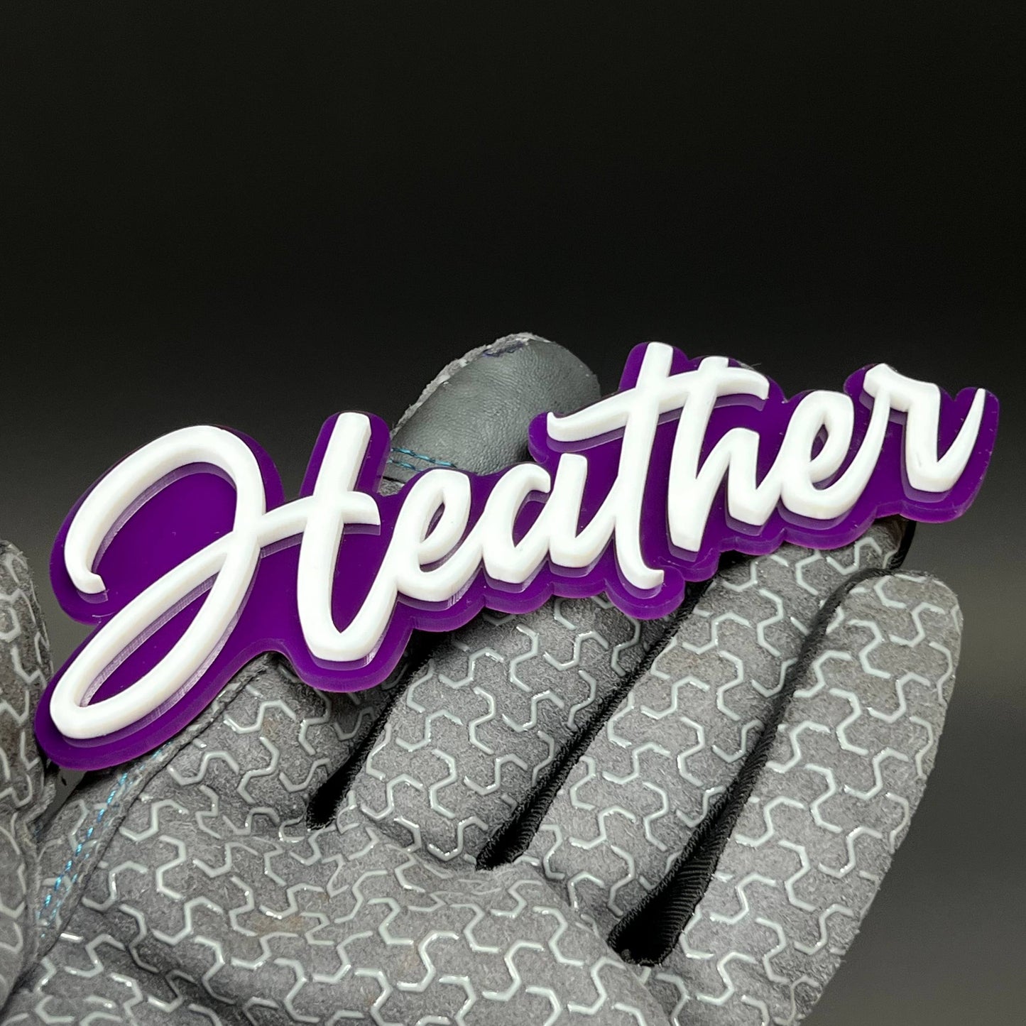 1PC Heather 3D Acrylic Badge - Car Truck Emblem Fender Tailgate Trunk Sticker