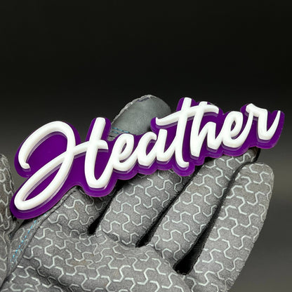1PC Heather 3D Acrylic Badge - Car Truck Emblem Fender Tailgate Trunk Sticker