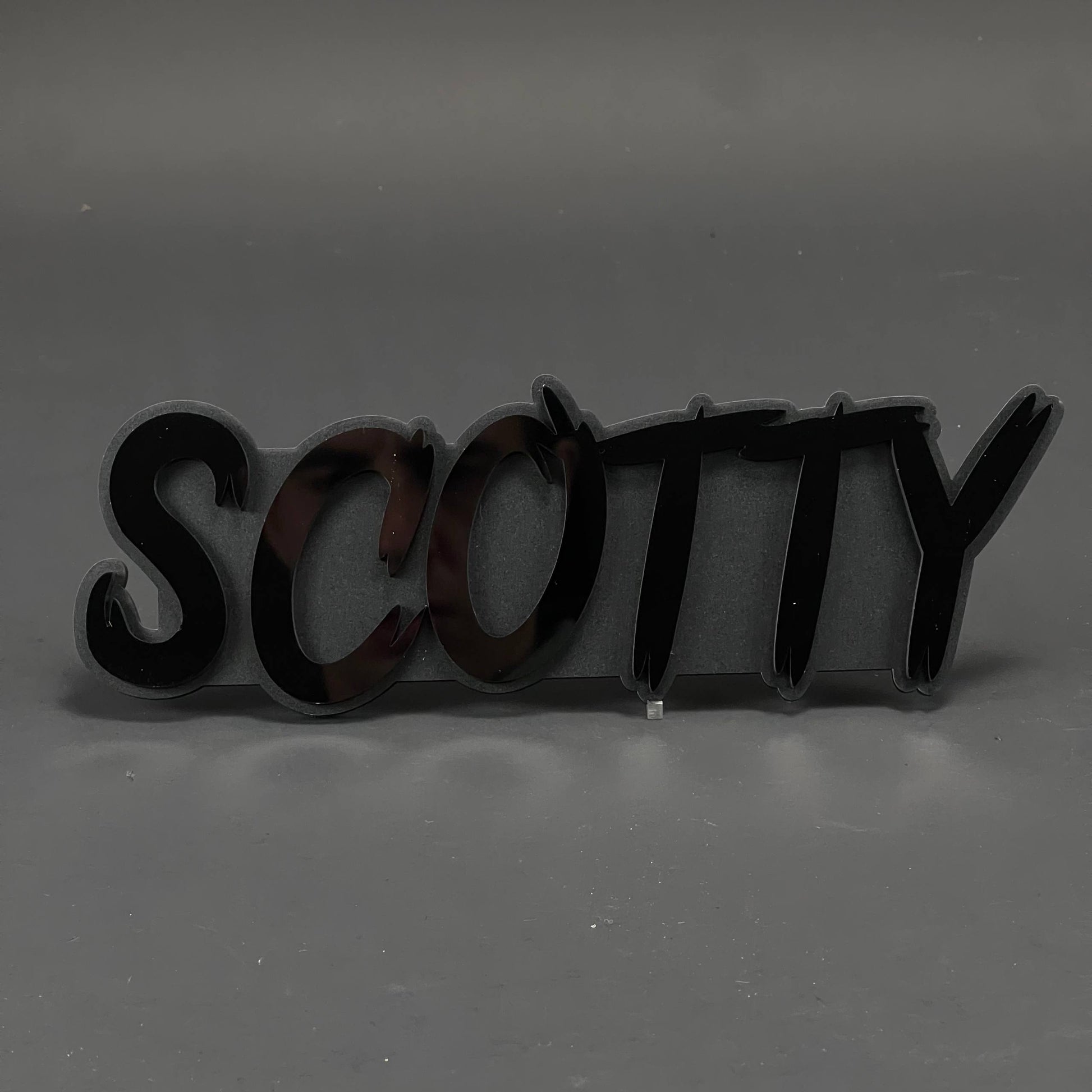 1PC SCOTTY 3D Acrylic Badge - Car Truck Emblem Fender Tailgate Trunk Sticker