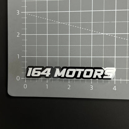 1PC 164 MOTORS 3D Acrylic Badge - Car Truck Emblem Fender Tailgate Trunk Sticker
