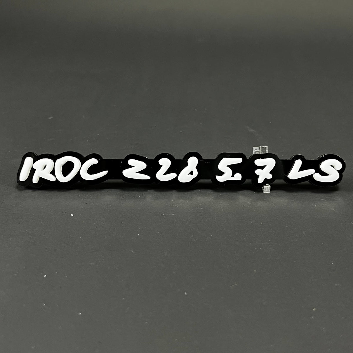 1PC IROC Z28 5.7 LS 3D Acrylic Badge - Car Truck Emblem Fender Sticker