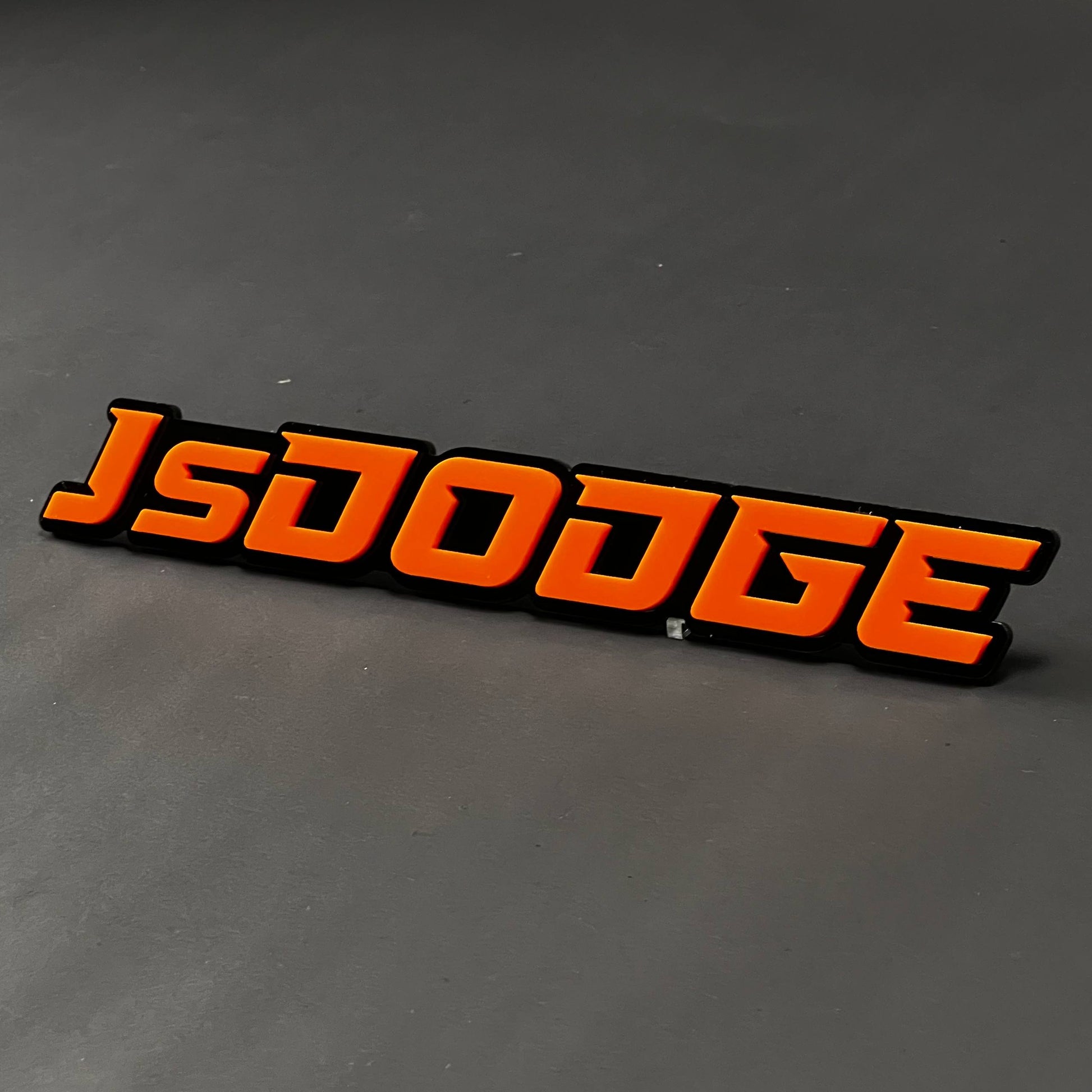 1PC JsDODGE 3D Acrylic Badge - Car Truck Emblem Fender Tailgate Trunk Sticker