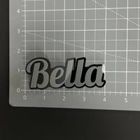 1PC Bella 3D Acrylic Badge - Car Truck Emblem Fender Tailgate Trunk Sticker