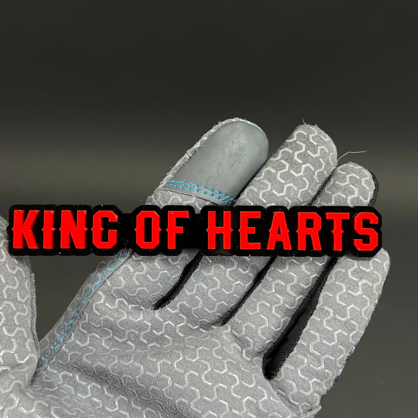 1PC KING OF HEARTS 3D Acrylic Badge - Car Truck Emblem Fender Sticker