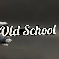 1PC Old School 3D Acrylic Badge - Car Truck Emblem Fender Tailgate Trunk Sticker