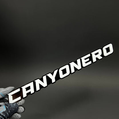 1PC CANYONERO 3D Acrylic Badge - Car Truck Emblem Fender Tailgate Trunk Sticker