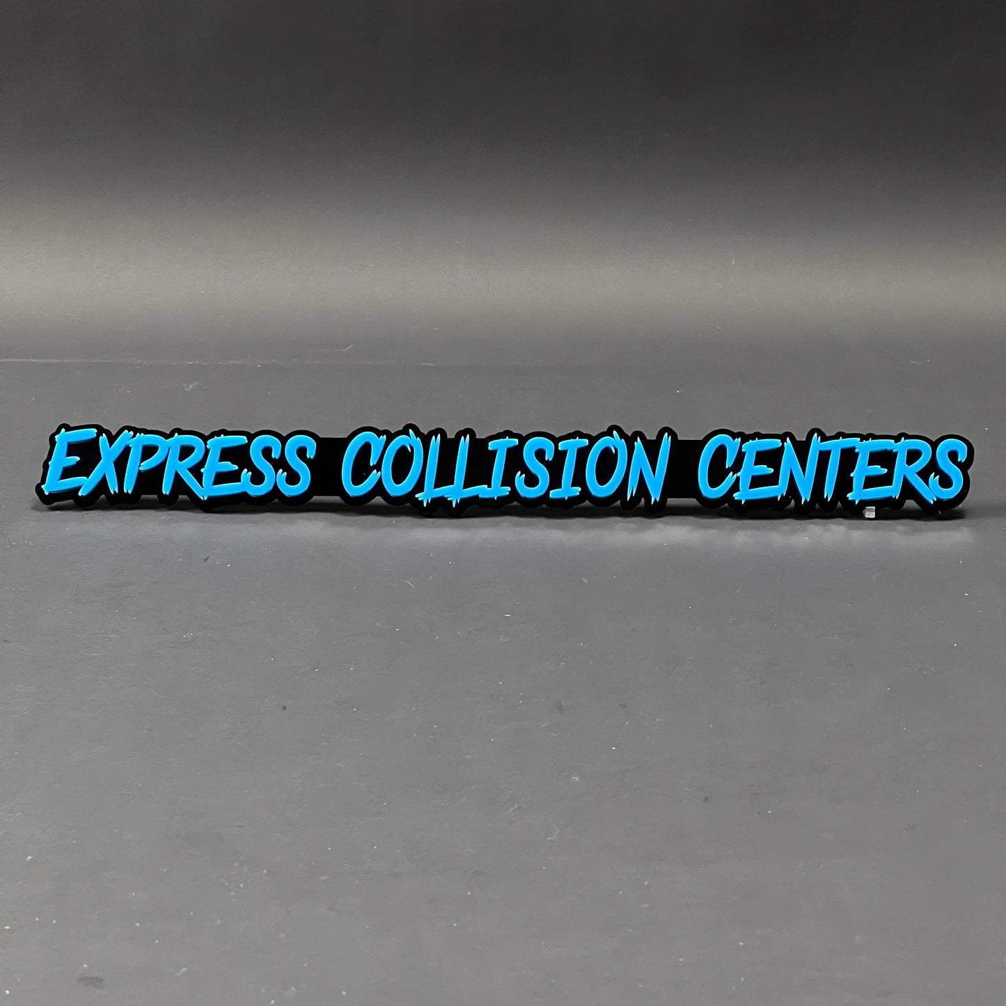 1PC EXPRESS COLLISION CENTERS 3D Acrylic Badge - Car Truck Emblem Fender Sticker