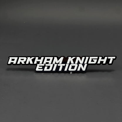 1PC ARKHAM KNIGHT EDITION 3D Acrylic Badge - Car Truck Emblem Fender Sticker