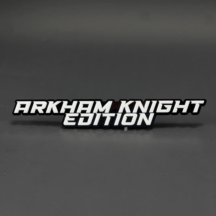 1PC ARKHAM KNIGHT EDITION 3D Acrylic Badge - Car Truck Emblem Fender Sticker