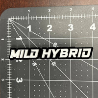 Mild Hybrid 3D Acrylic Badge - Car Truck Emblem Fender Tailgate Trunk Sticker