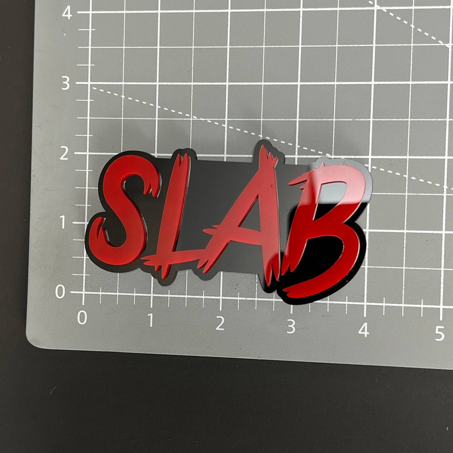 1PC SLAB 3D Acrylic Badge - Car Truck Emblem Fender Tailgate Trunk Sticker