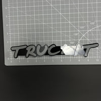 1PC TRUCKIT 3D Acrylic Badge - Car Truck Emblem Fender Tailgate Trunk Sticker