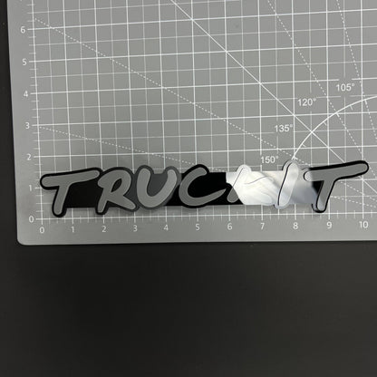 1PC TRUCKIT 3D Acrylic Badge - Car Truck Emblem Fender Tailgate Trunk Sticker