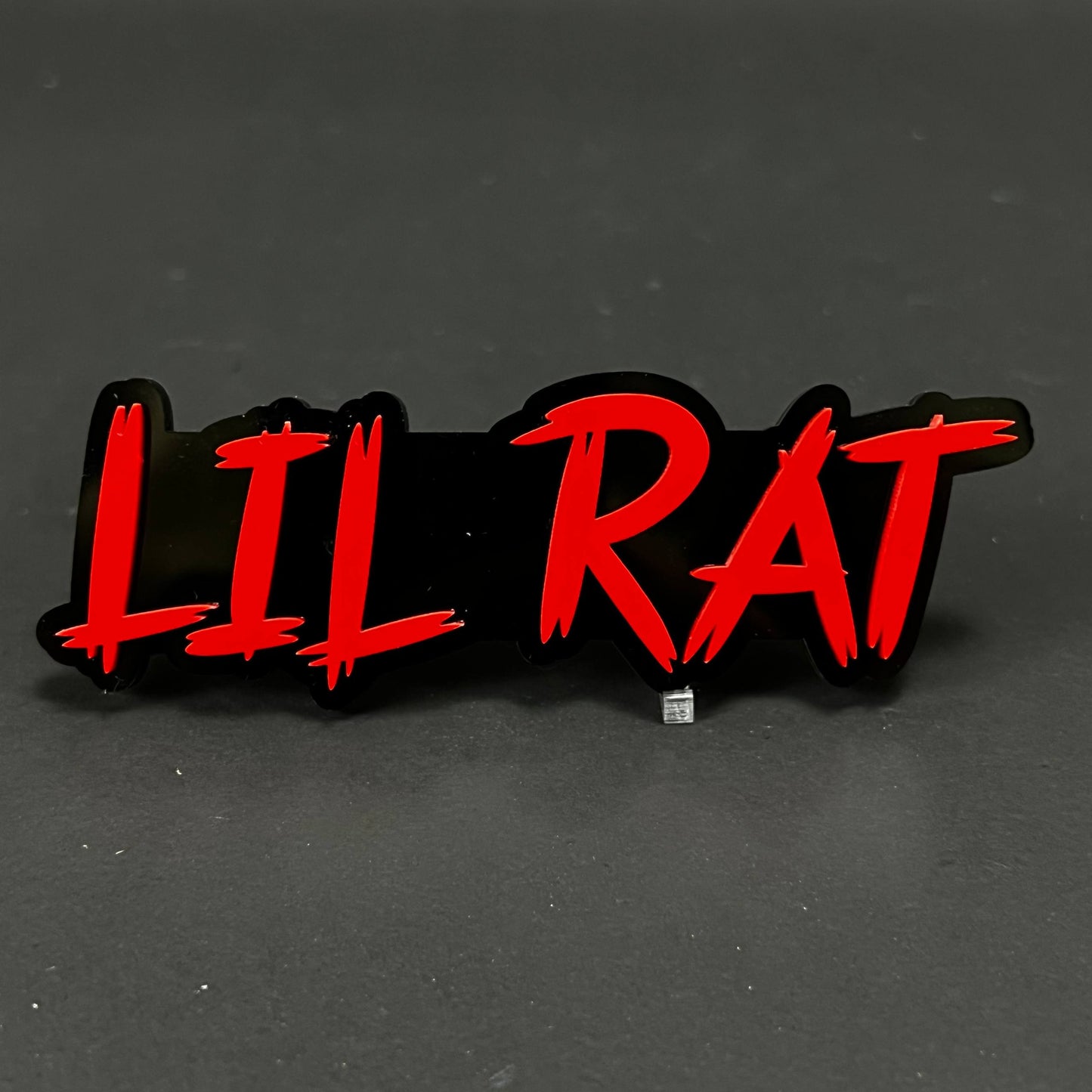 1PC LIL RAT 3D Acrylic Badge - Car Truck Emblem Fender Tailgate Trunk Sticker