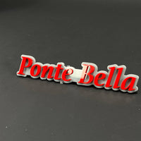 1PC Ponte Bella 3D Acrylic Badge - Car Truck Emblem Fender Sticker