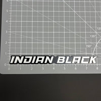 1PC Indian Black 3D Acrylic Badge - Car Truck Emblem Fender Tailgate Trunk Sticker
