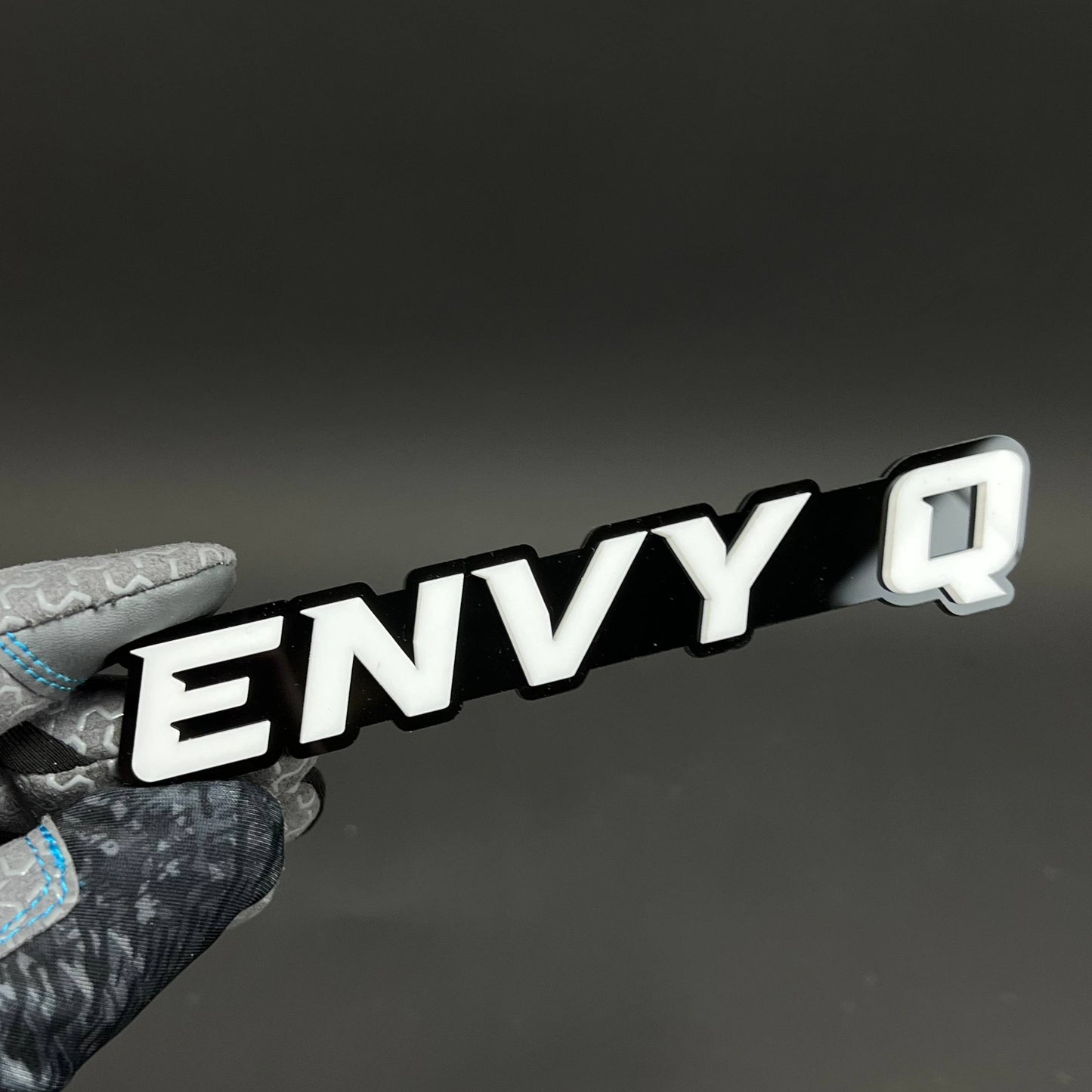 1PC ENVY Q 3D Acrylic Badge - Car Truck Emblem Fender Tailgate Trunk Sticker
