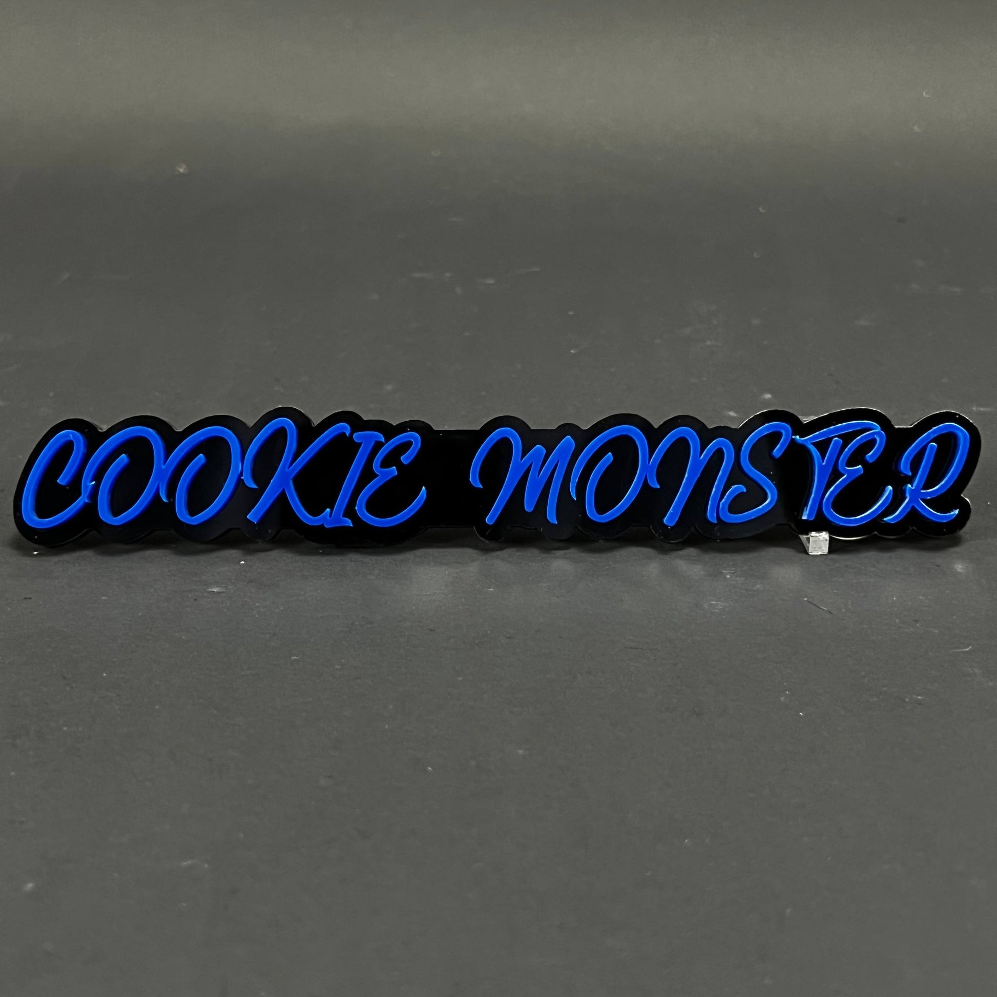 1PC COOKIE MONSTER 3D Acrylic Badge - Car Truck Emblem Fender Sticker