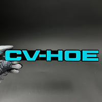1PC CV-HOE 3D Acrylic Badge - Car Truck Emblem Fender Tailgate Trunk Sticker