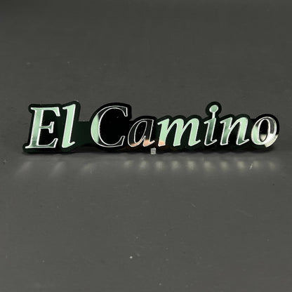 1PC El Camino 3D Acrylic Badge - Car Truck Emblem Fender Tailgate Trunk Sticker