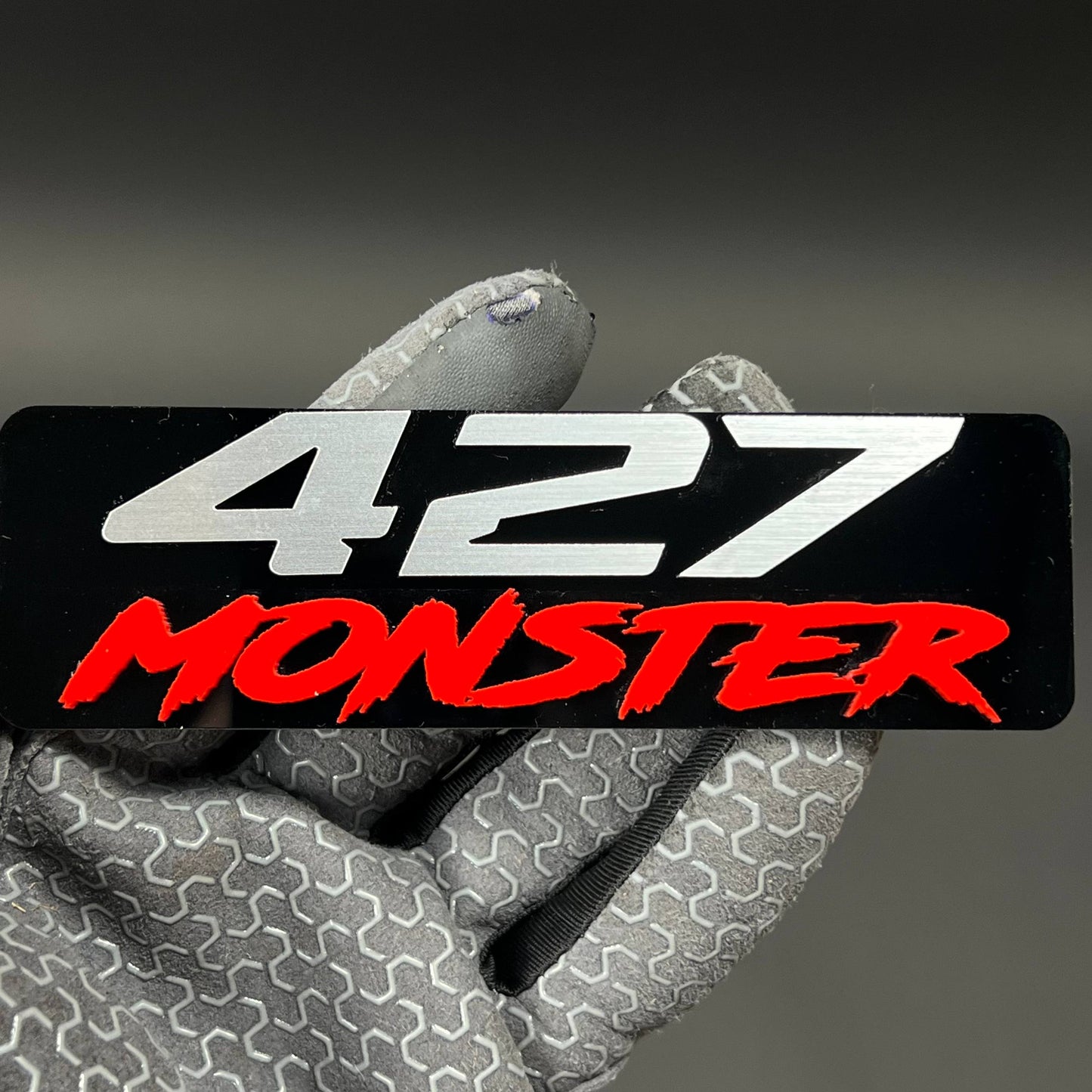 1PC 427 MONSTER 3D Acrylic Badge - Car Truck Emblem Fender Sticker