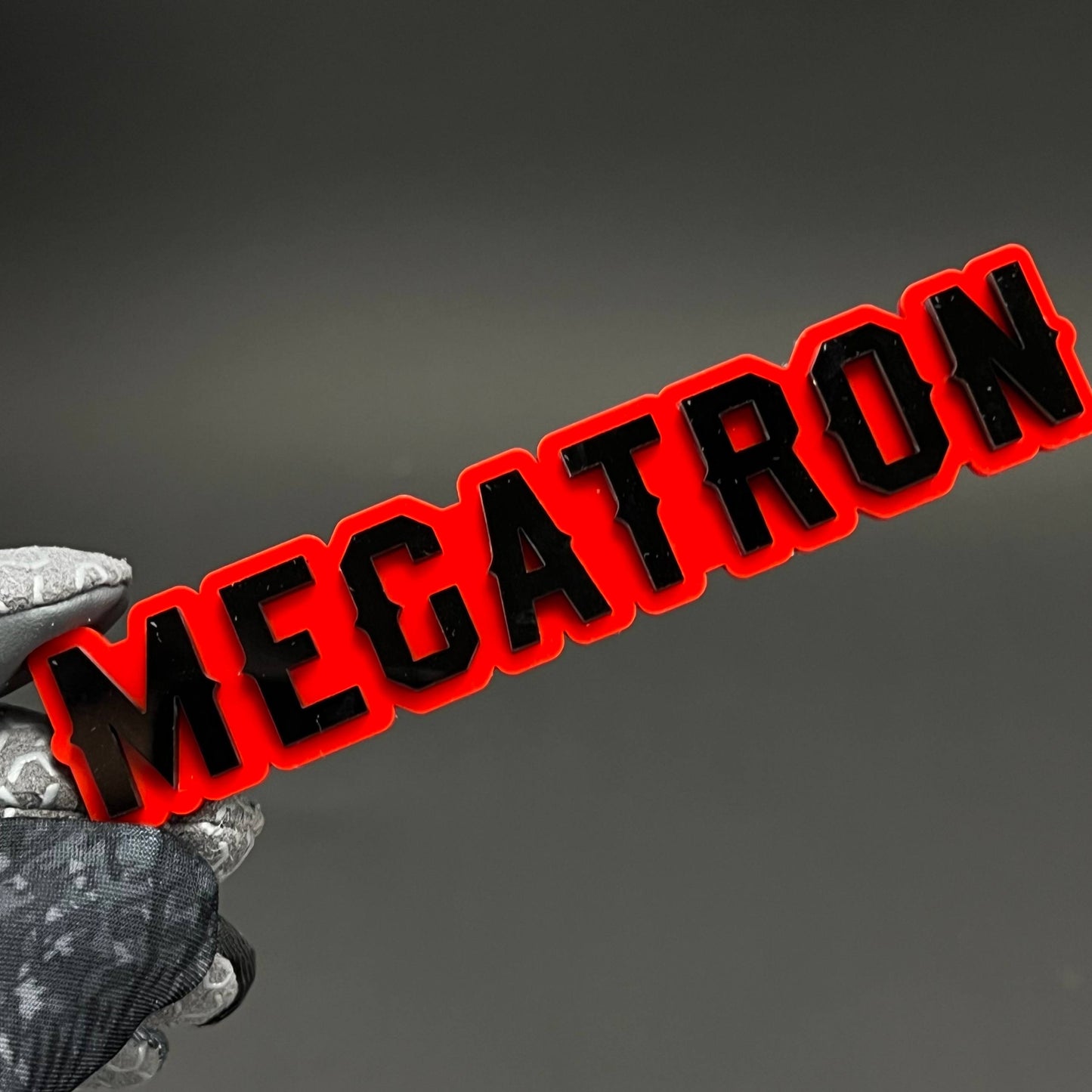 1PC MEGATRON 3D Acrylic Badge - Car Truck Emblem Fender Tailgate Trunk Sticker