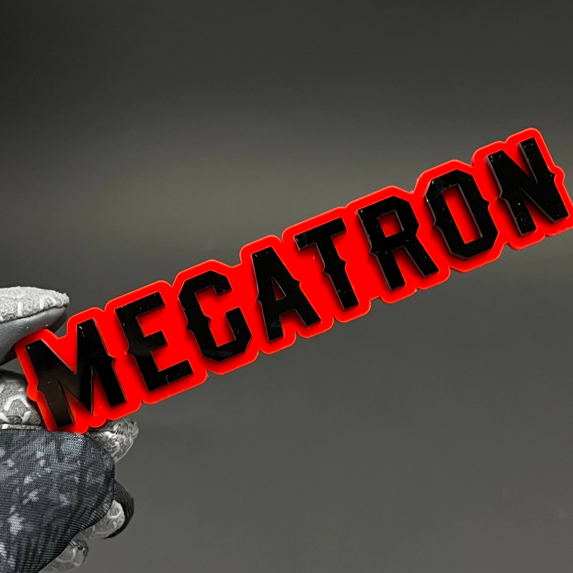 1PC MEGATRON 3D Acrylic Badge - Car Truck Emblem Fender Tailgate Trunk Sticker