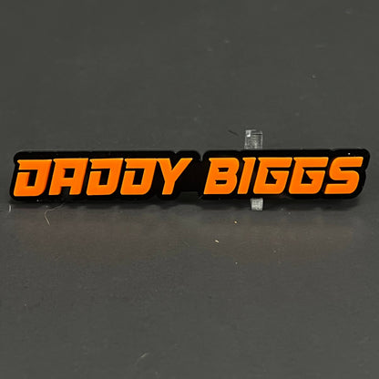 1PC DADDY BIGGS 3D Acrylic Badge - Car Truck Emblem Fender Sticker
