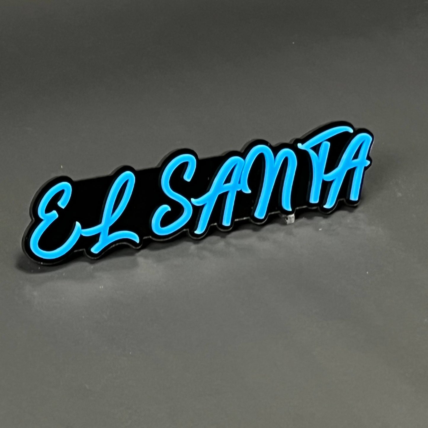 1PC EL SANTA 3D Acrylic Badge - Car Truck Emblem Fender Tailgate Trunk Sticker