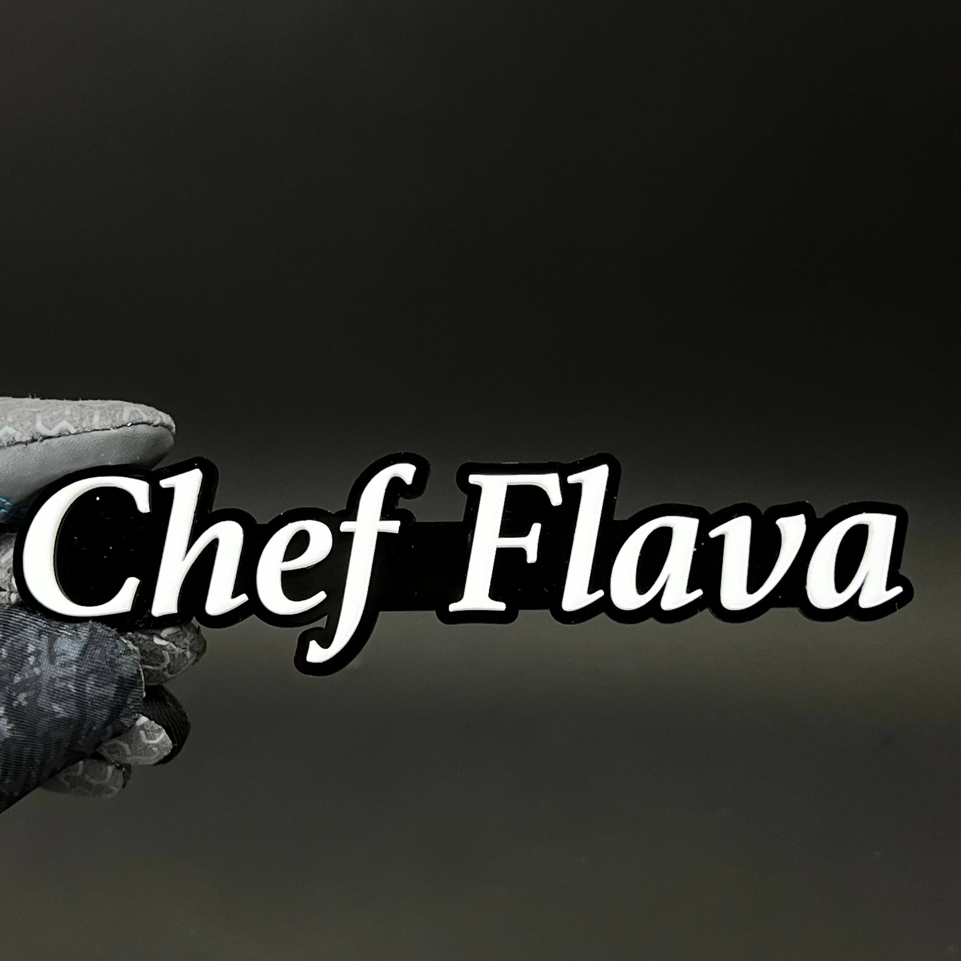 1PC Chef Flava 3D Acrylic Badge - Car Truck Emblem Fender Tailgate Trunk Sticker