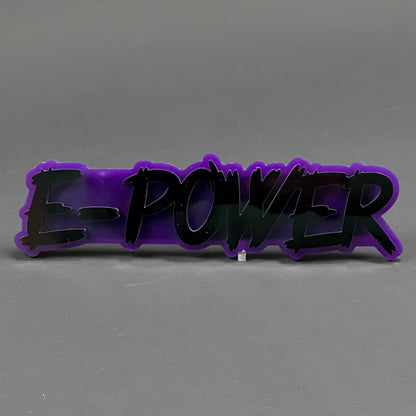 1PC E-POWER 3D Acrylic Badge - Car Truck Emblem Fender Tailgate Trunk Sticker