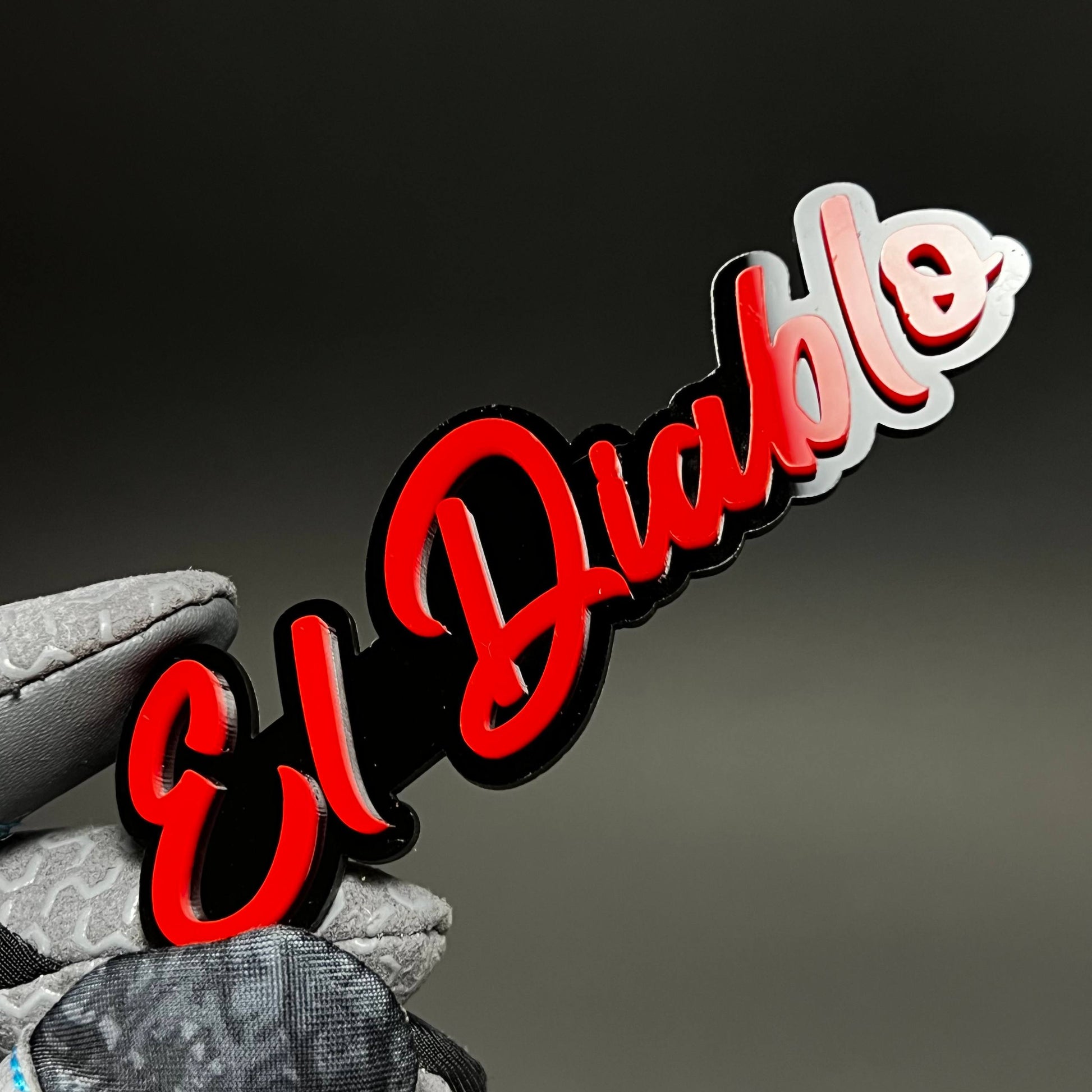 1PC El Diablo 3D Acrylic Badge - Car Truck Emblem Fender Tailgate Trunk Sticker