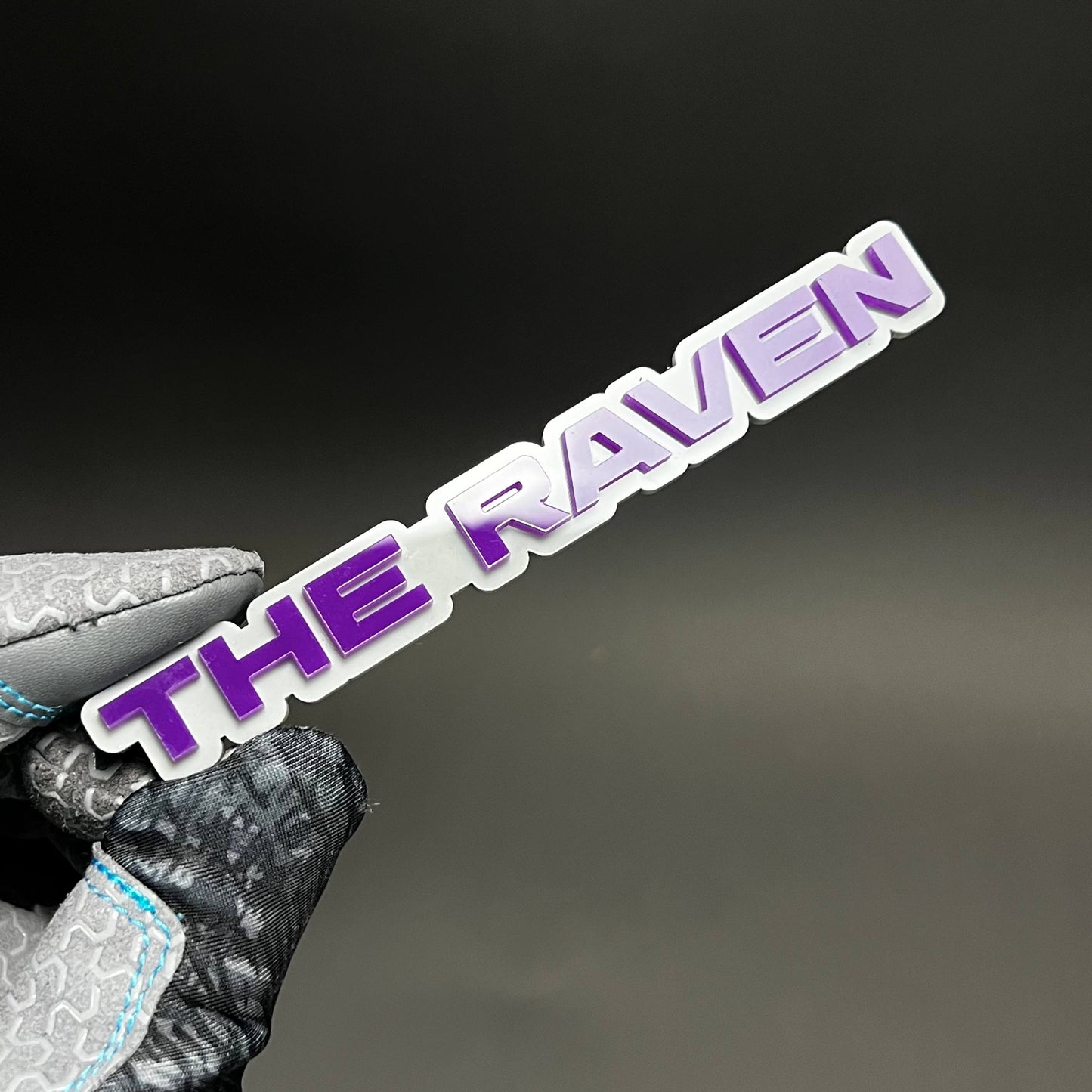 1PC THE RAVEN 3D Acrylic Badge - Car Truck Emblem Fender Tailgate Trunk Sticker