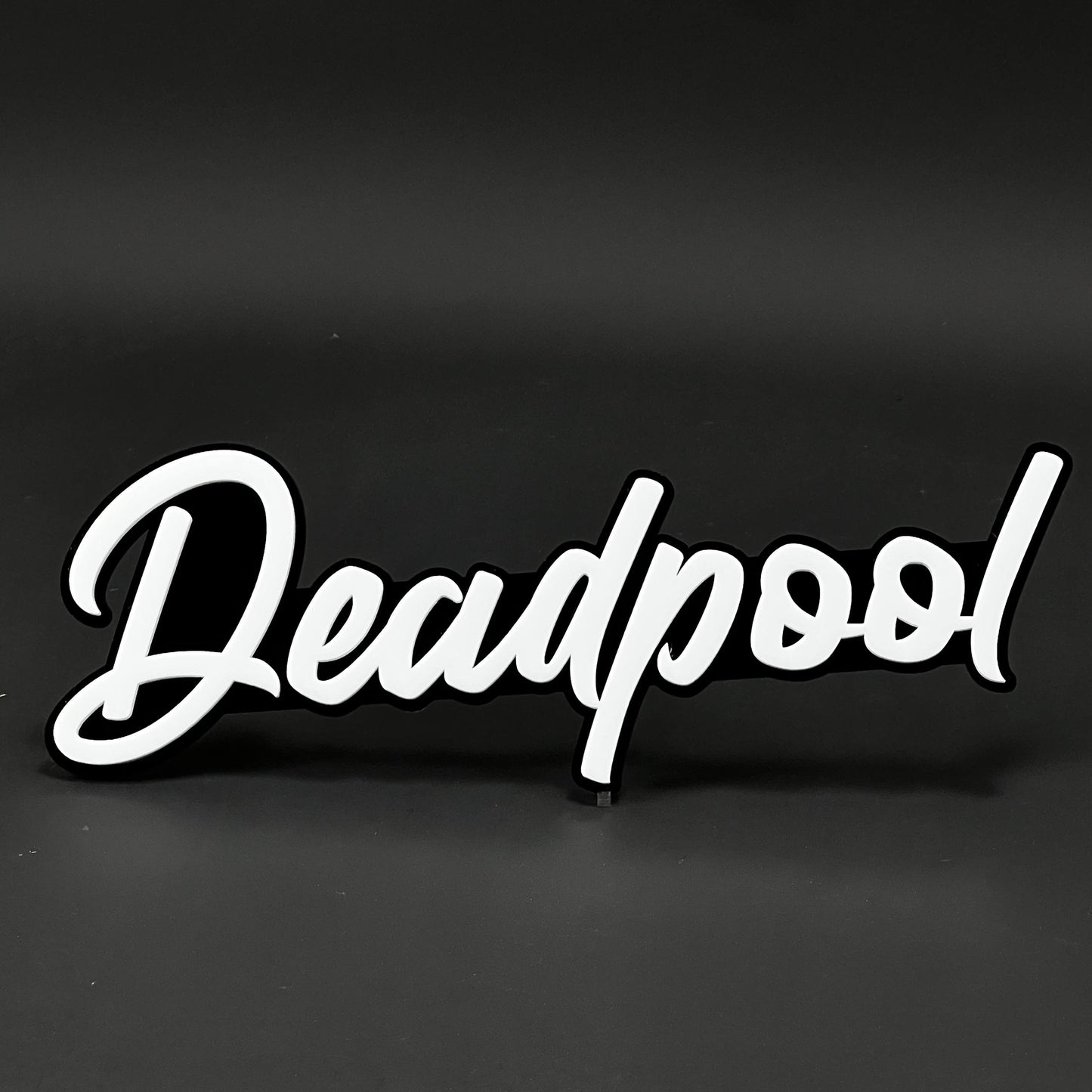 1PC Deadpool 3D Acrylic Badge - Car Truck Emblem Fender Tailgate Trunk Sticker