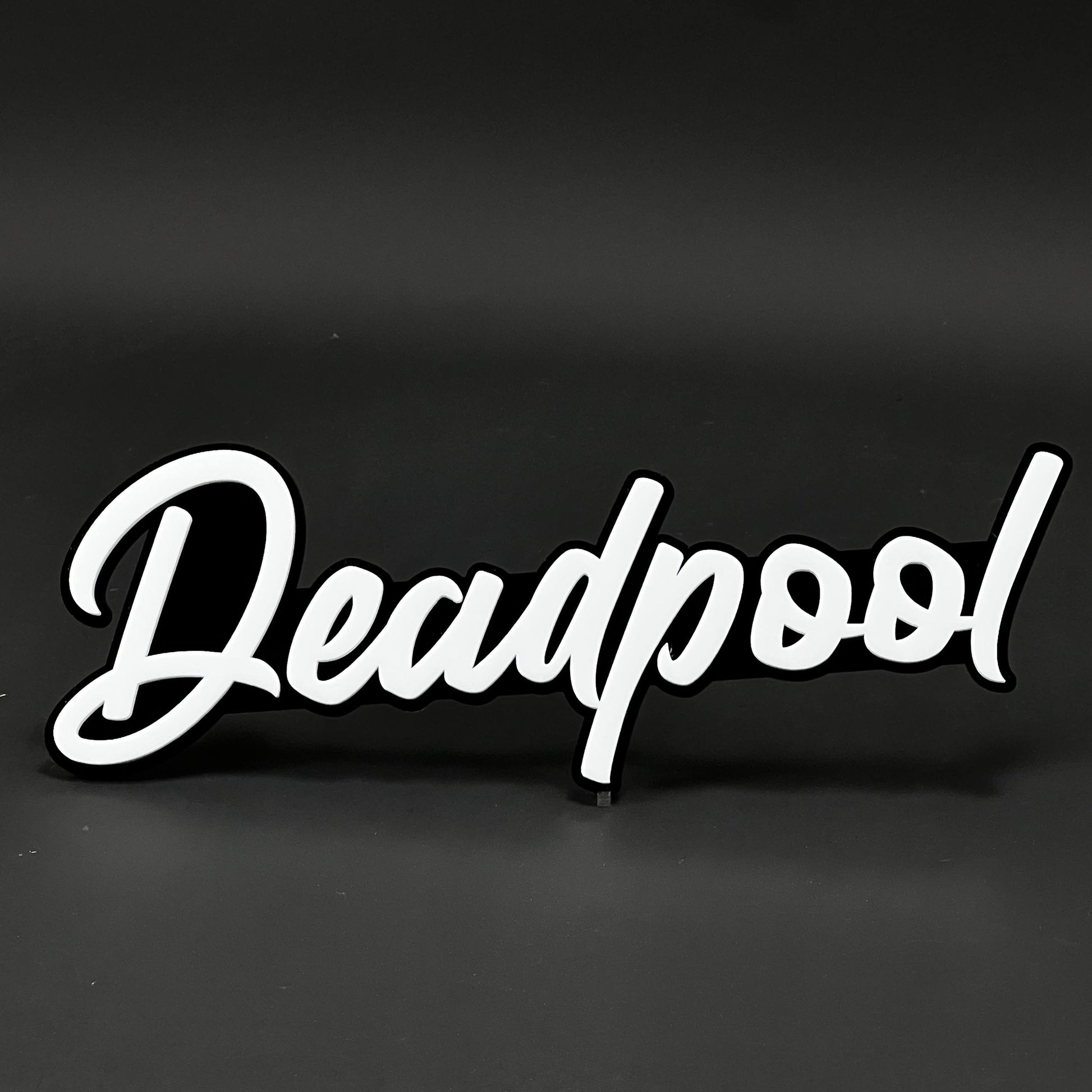1PC Deadpool 3D Acrylic Badge - Car Truck Emblem Fender Tailgate Trunk Sticker