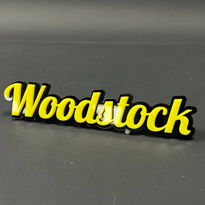 1PC Woodstock 3D Acrylic Badge - Car Truck Emblem Fender Tailgate Trunk Sticker