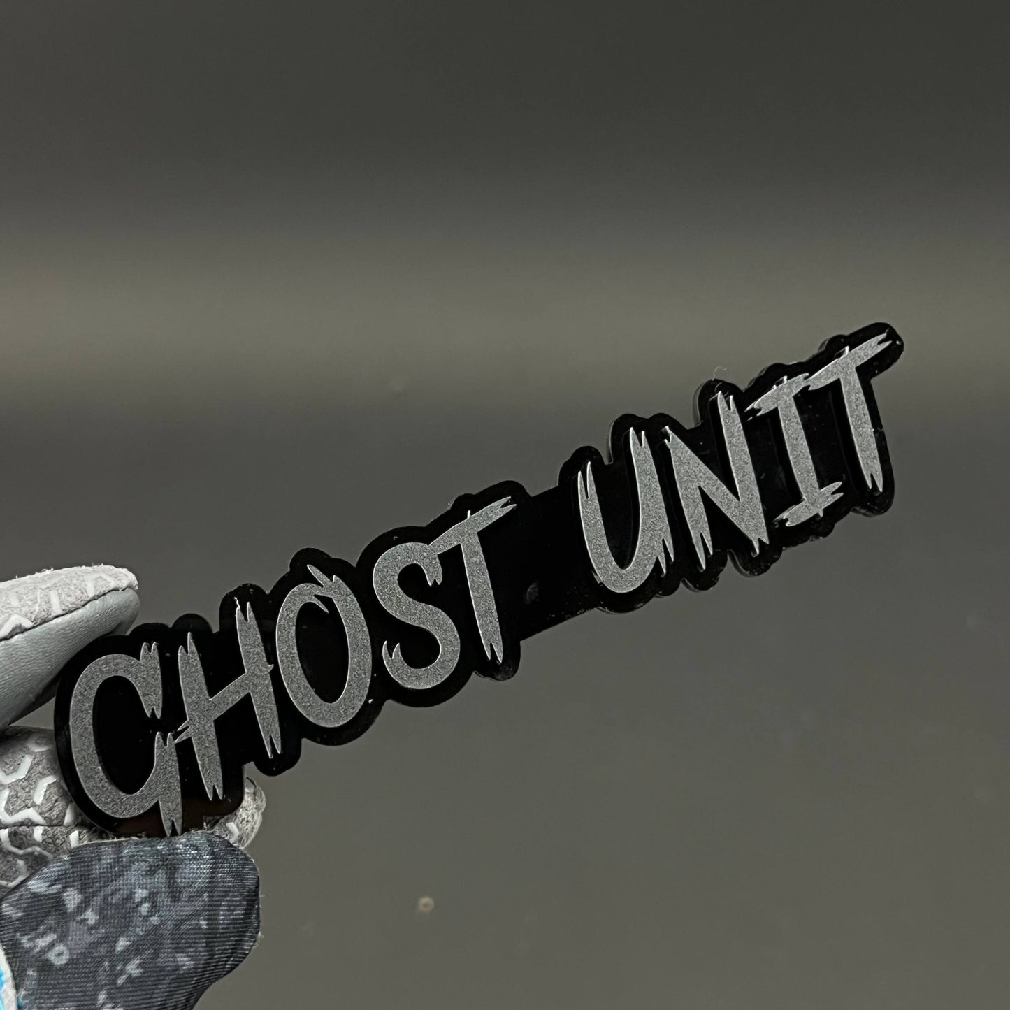 1PC GHOST UNIT 3D Acrylic Badge - Car Truck Emblem Fender Tailgate Trunk Sticker