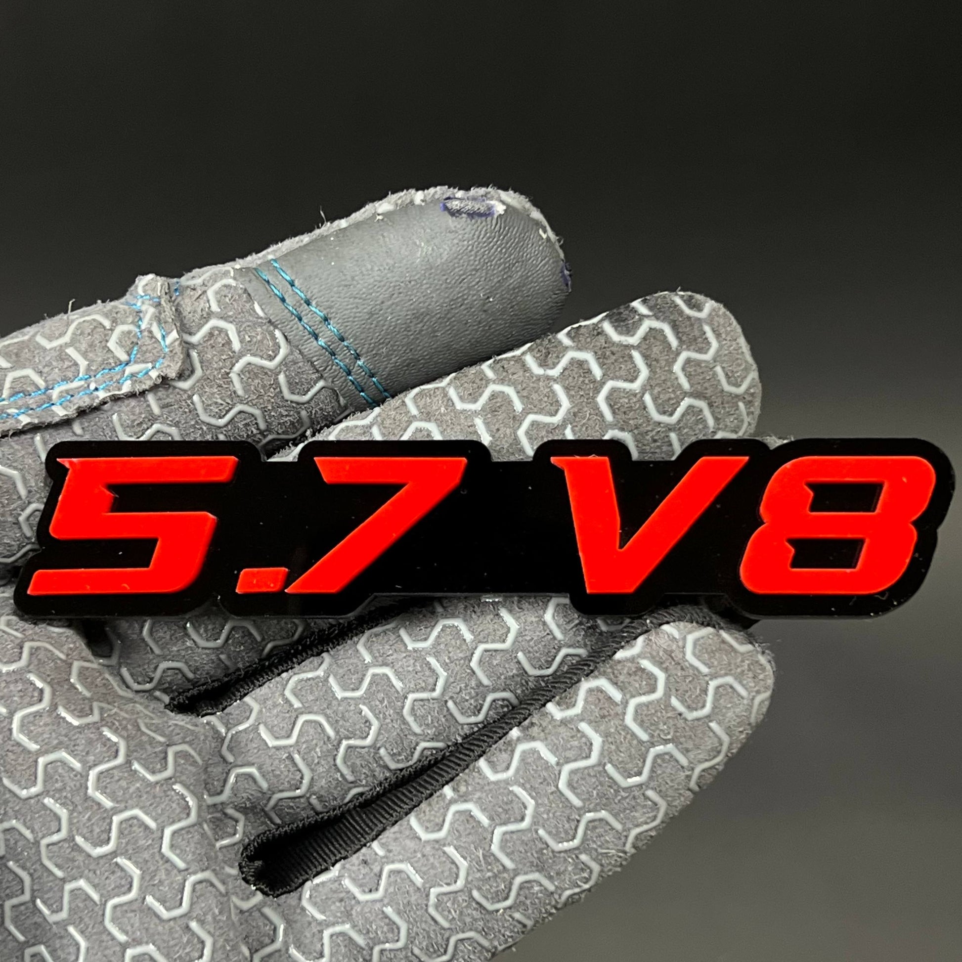 1PC 5.7 V8 3D Acrylic Badge - Car Truck Emblem Fender Tailgate Trunk Sticker