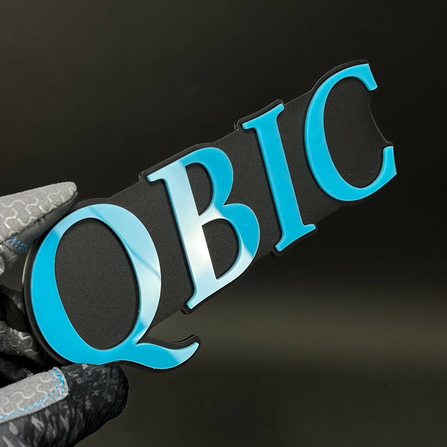 1PC QBIC 3D Acrylic Badge - Car Truck Emblem Fender Tailgate Trunk Sticker