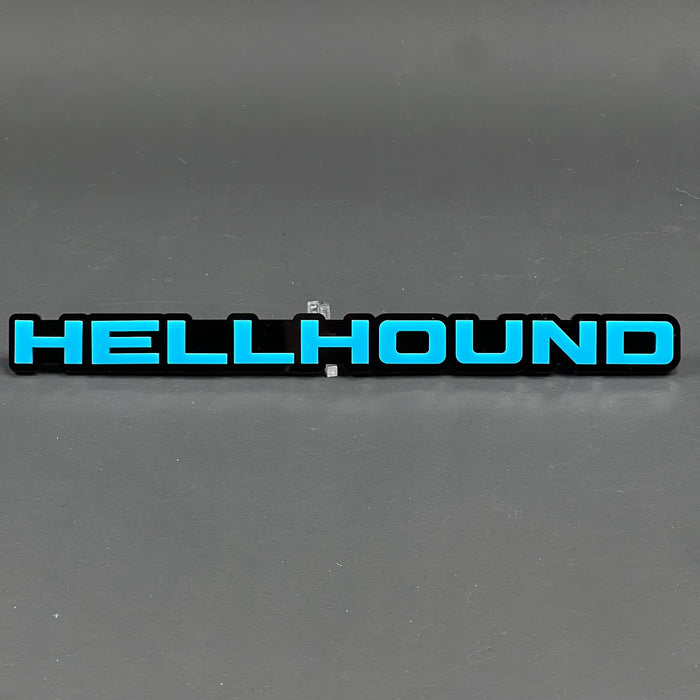 1PC HELLHOUND 3D Acrylic Badge - Car Truck Emblem Fender Tailgate Trunk Sticker