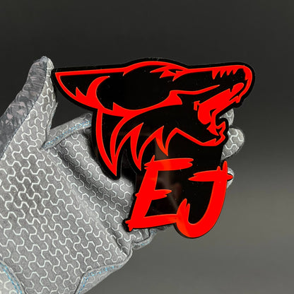 1PC EJ 3D Acrylic Badge - Car Truck Emblem Fender Tailgate Trunk Sticker