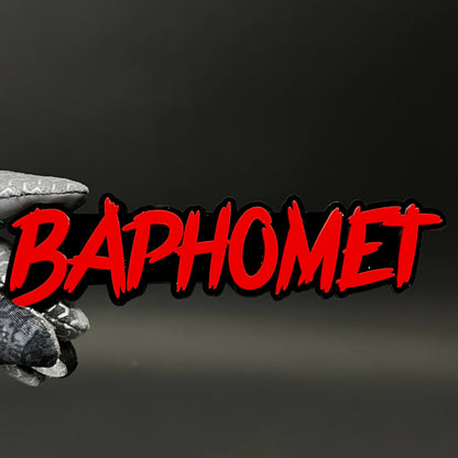 1PC BAPHOMET 3D Acrylic Badge - Car Truck Emblem Fender Tailgate Trunk Sticker