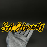 1PC SA Hornets 3D Acrylic Badge - Car Truck Emblem Fender Tailgate Trunk Sticker