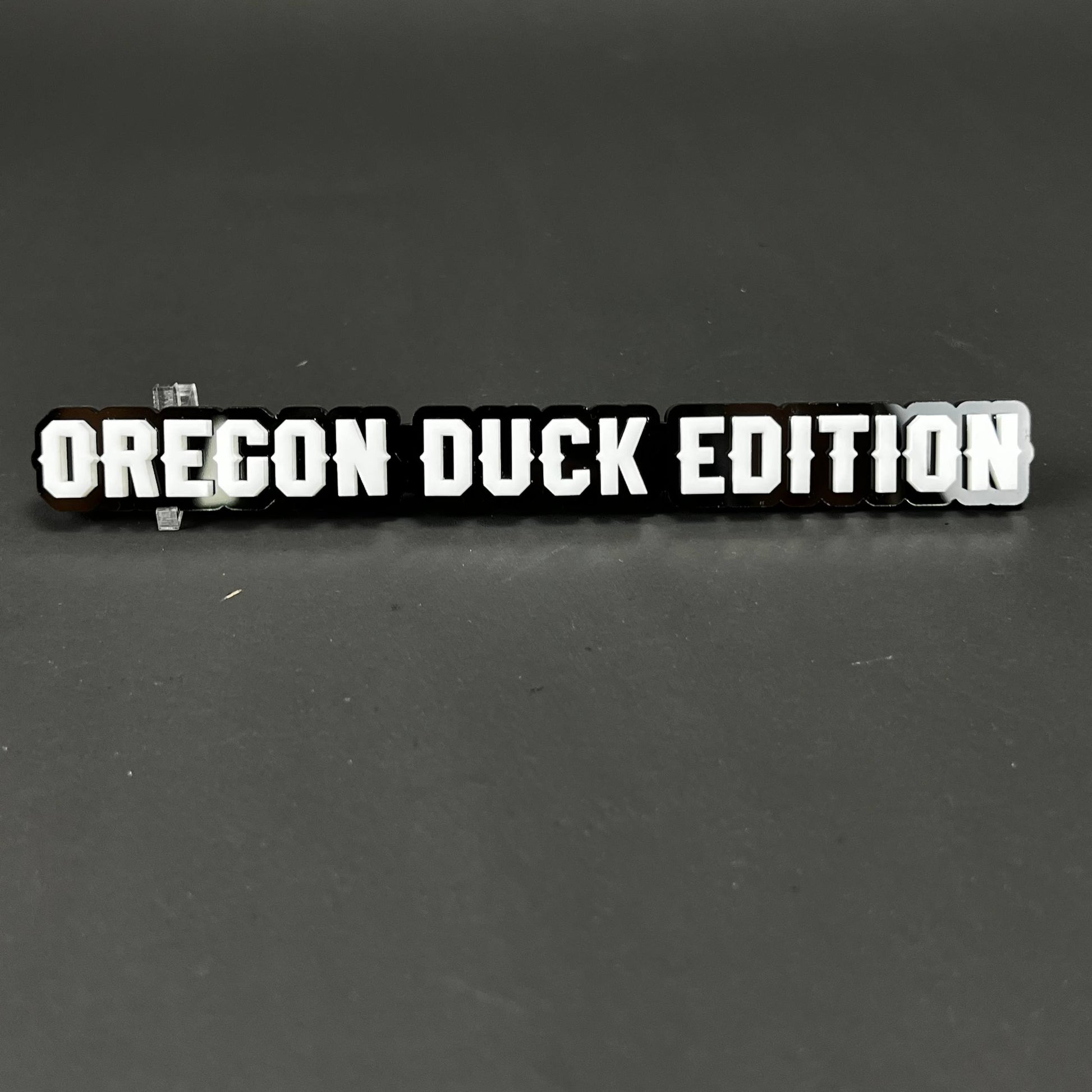 1PC OREGON DUCK EDITION 3D Acrylic Badge - Car Truck Emblem Fender Sticker