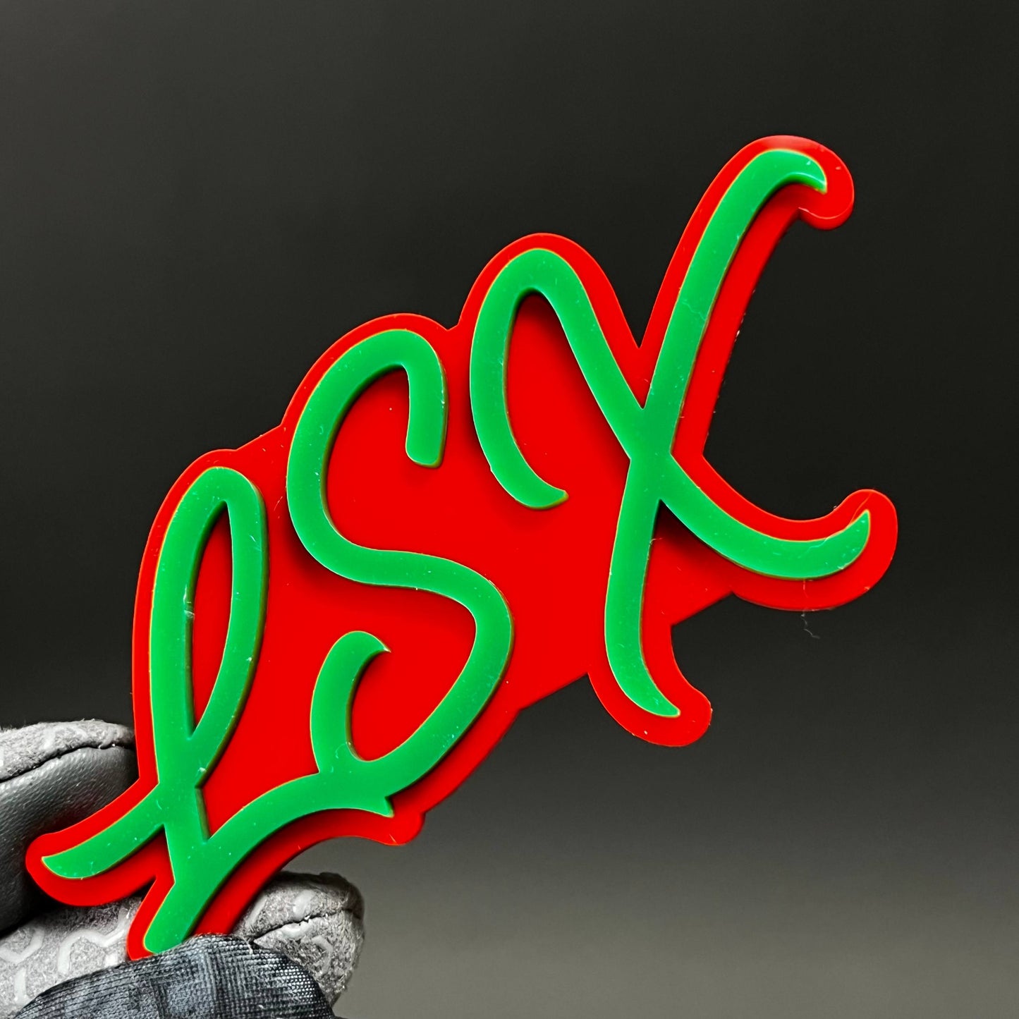 1PC LSX 3D Acrylic Badge - Car Truck Emblem Fender Tailgate Trunk Sticker