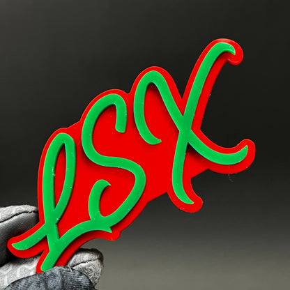 1PC LSX 3D Acrylic Badge - Car Truck Emblem Fender Tailgate Trunk Sticker