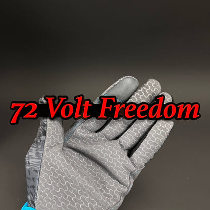 1PC 72 Volt Freedom 3D Acrylic Badge - Car Truck Emblem Fender Sticker