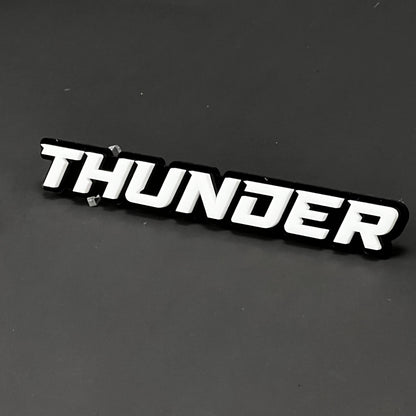 1PC THUNDER 3D Acrylic Badge - Car Truck Emblem Fender Tailgate Trunk Sticker