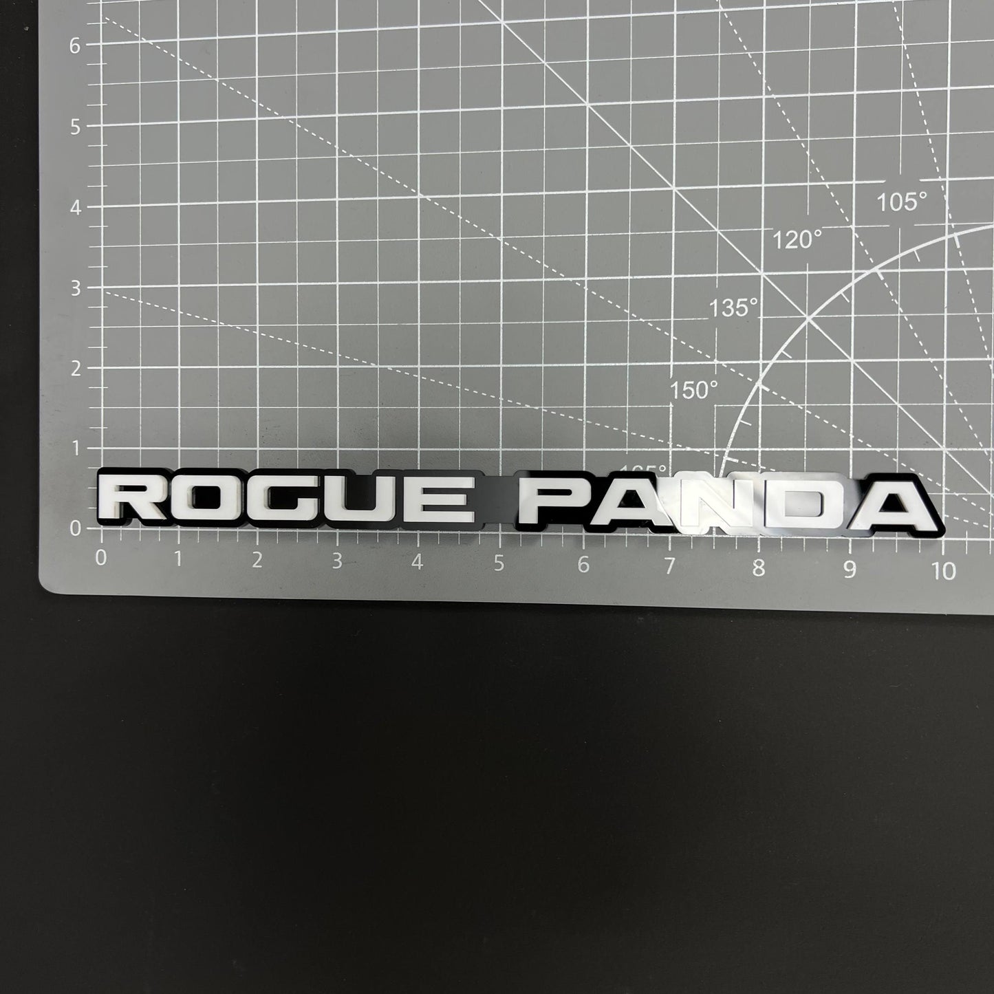 1PC ROGUE PANDA 3D Acrylic Badge - Car Truck Emblem Fender Sticker