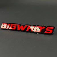 1PC BIGWHO'S 3D Acrylic Badge - Car Truck Emblem Fender Tailgate Trunk Sticker